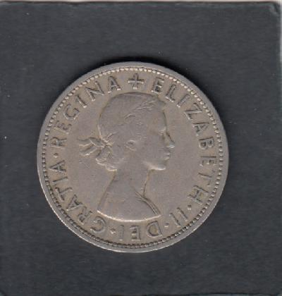 Beschrijving: 1/2 Crown  ELIZABETH II  